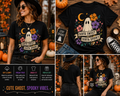Sorta Sweet Sorta Spooky Ghost Halloween Shirt – Cute Floral Boho Ghost Graphic Tee