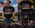 Retro USA 250 Years of Freedom T-Shirt – Patriotic Floral Independence Day 1776–2026 Anniversary Tee