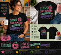 I Teach Tiny Humans What’s Your Superpower Teacher T-Shirt Funny Cute Teacher Appreciation Tee
