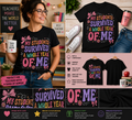 My Students Survived a Whole Year of Me Teacher T-Shirt – Cute Coquette Bow Teacher Appreciation Tee