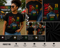 Juneteenth Freedom Since 1865 Black Woman Graphic T-Shirt – June 19th Freedom Day Heritage Tee