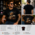 Funny Yorkie Beer Night T-Shirt – Cool Dog with Beer Graphic Novelty Tee