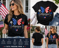 USA 250th Anniversary Butterfly Shirt, America 1776–2026 Patriotic Floral Tee, Retro 4th of July Freedom Graphic T-Shirt
