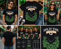 Funny Split The G Shirt, St. Patrick’s Day Beer Tee, Irish Shamrock Drinking Shirt, Lucky Clover Pub Crawl T-Shirt, Funny Paddy’s Day Graphic Tee