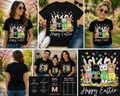 Happy Easter Cat Lover Shirt, Cute Bunny Cat Easter Tee, Funny Easter Kitty Graphic T-Shirt, Cat Mom Easter Shirt, Easter Bunny Cats Tee