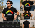 Low Cortisol Meter Funny Stress Relief T-Shirt | Humor Mental Health Graphic Tee