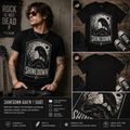 Shinedown Raven Graphic T-Shirt – Dark Gothic Rock Band Inspired Unisex Black Tee