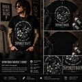 Spiritbox Raven Gothic T-Shirt – Dark Metal Band Inspired Unisex Tee, Vintage Crow Floral Graphic Shirt for Heavy Music Fans