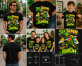 Six Seven Bruh St. Patrick’s Day Dabbing Leprechaun 67 Funny Graphic T-Shirt