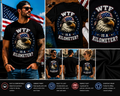 WTF Is A Kilometer? Funny Patriotic Eagle T-Shirt – American Flag Freedom Humor Graphic Tee for Men, Women & Teens