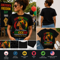 Juneteenth Believe Achieve Succeed T-Shirt – Remembering the Past Celebrating the Present African American Pride Graphic Tee
