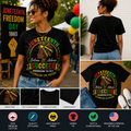 Juneteenth Believe Achieve Succeed T-Shirt – African American Heritage Graphic Tee, Celebrate Freedom & Black Excellence
