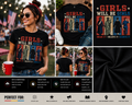 Girls Will Be Girls Feminist Patriotic T-Shirt | Dream It Believe It Achieve It Graphic Tee | Women's Empowerment Independence Day Shirt